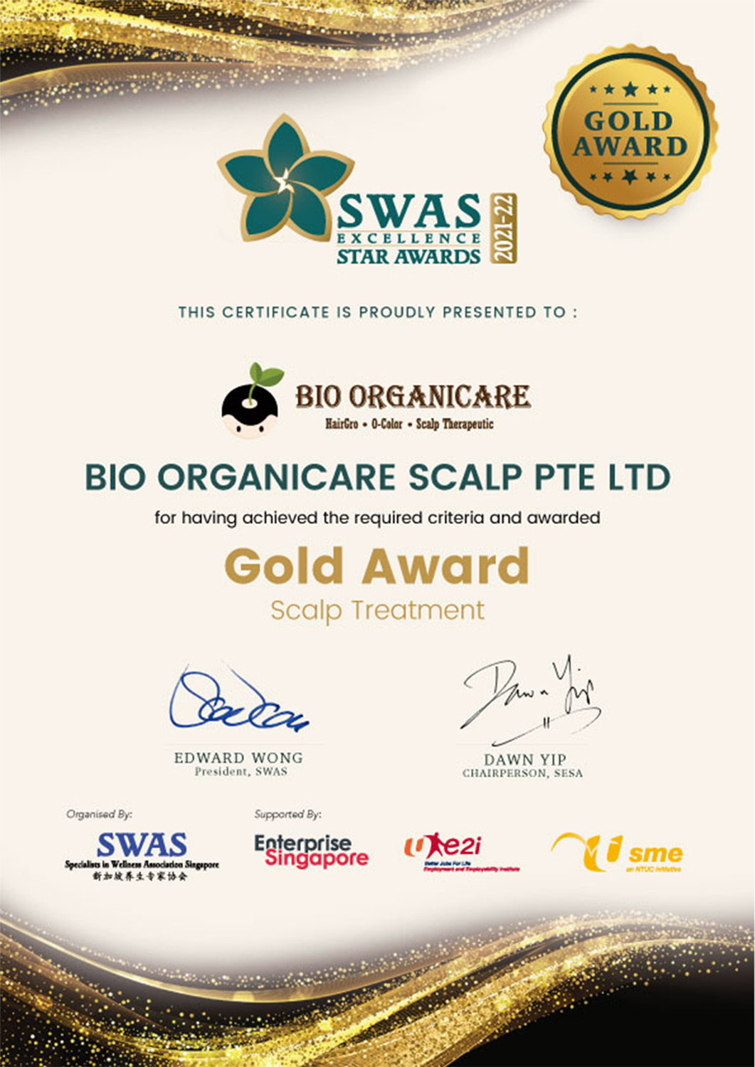 Award 2021 - SWAS