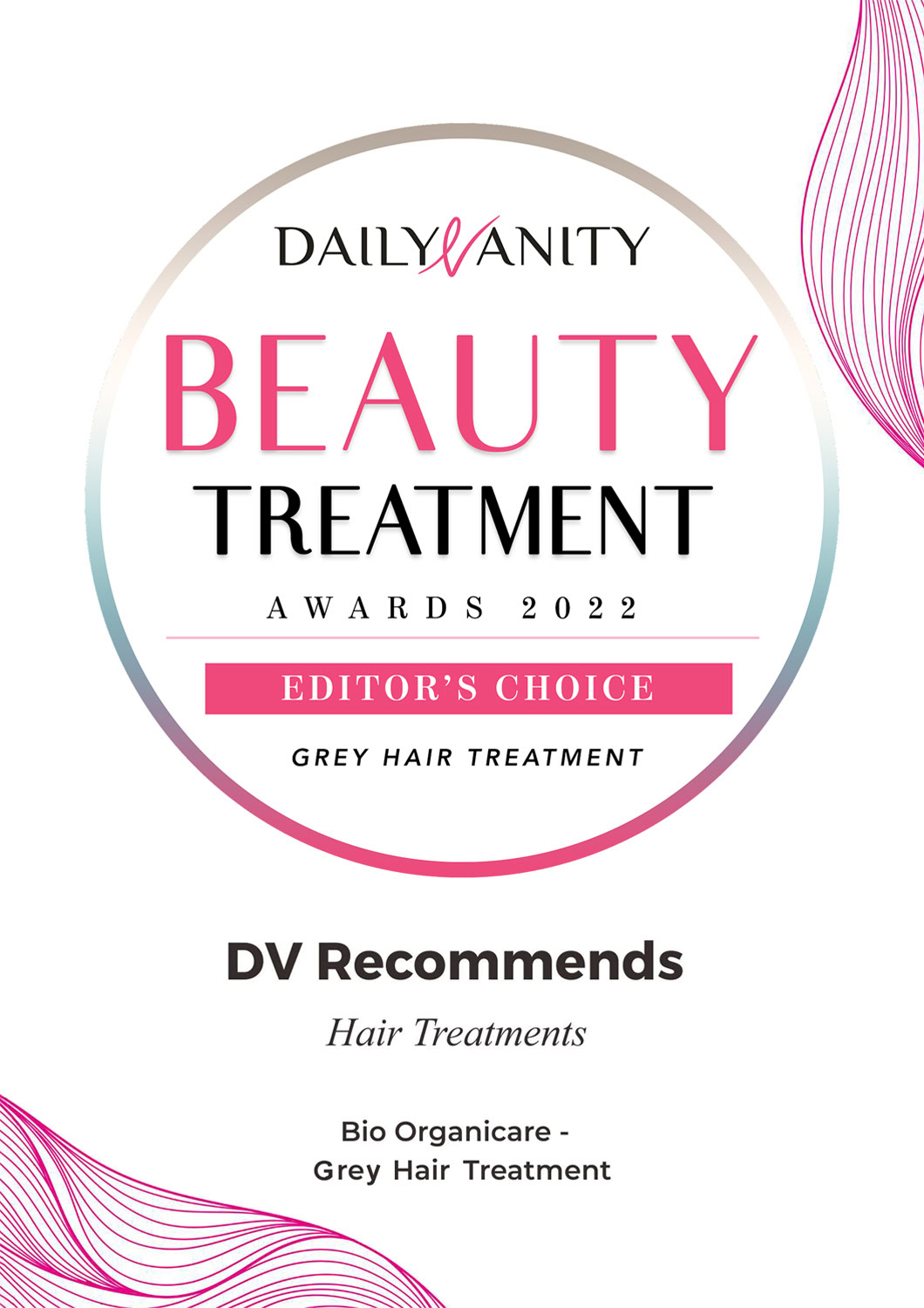 Award 2022 - Daily Vanity Grey Hair