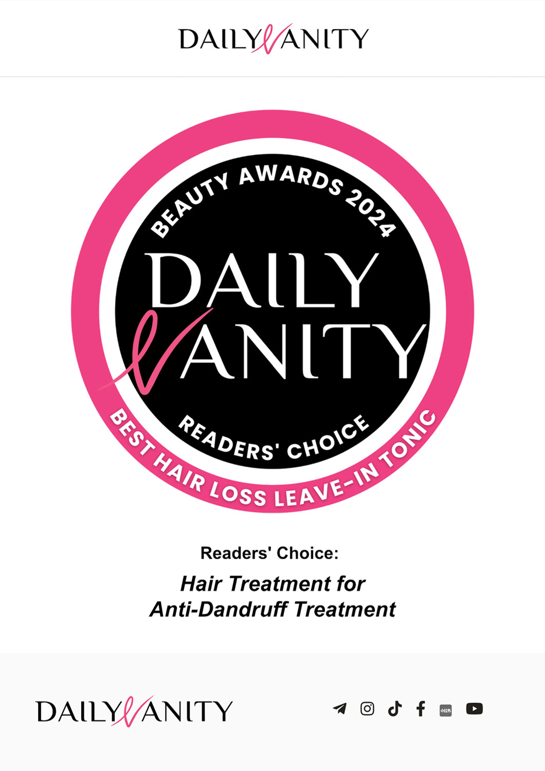 Award 2024 - Anti-Dandruff Tonic