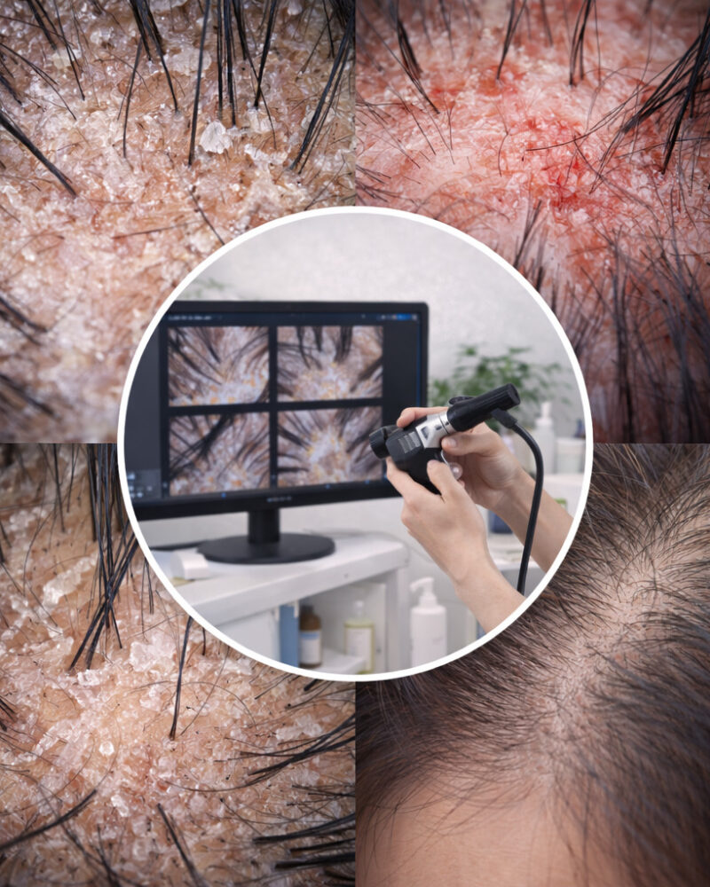 Scalp & Hair Concern Overview page - Scalp Concerns This Service May Support